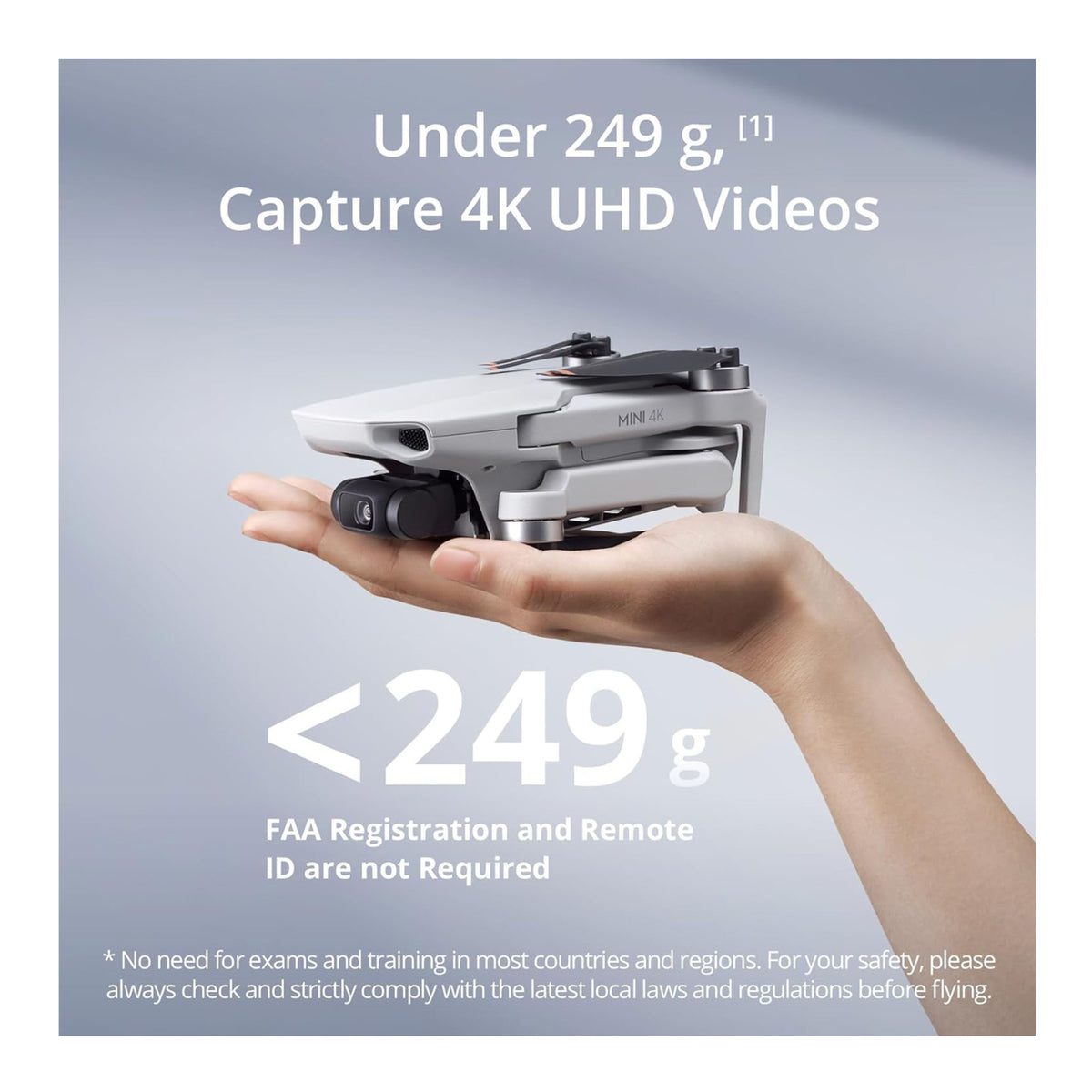 DJI Mini 4K Drone with 4K UHD Camera with 3-Axis Gimbal Stabilization Bundle