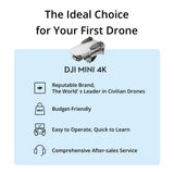 DJI Mini 4K Drone with 4K UHD Camera with 3-Axis Gimbal Stabilization Bundle
