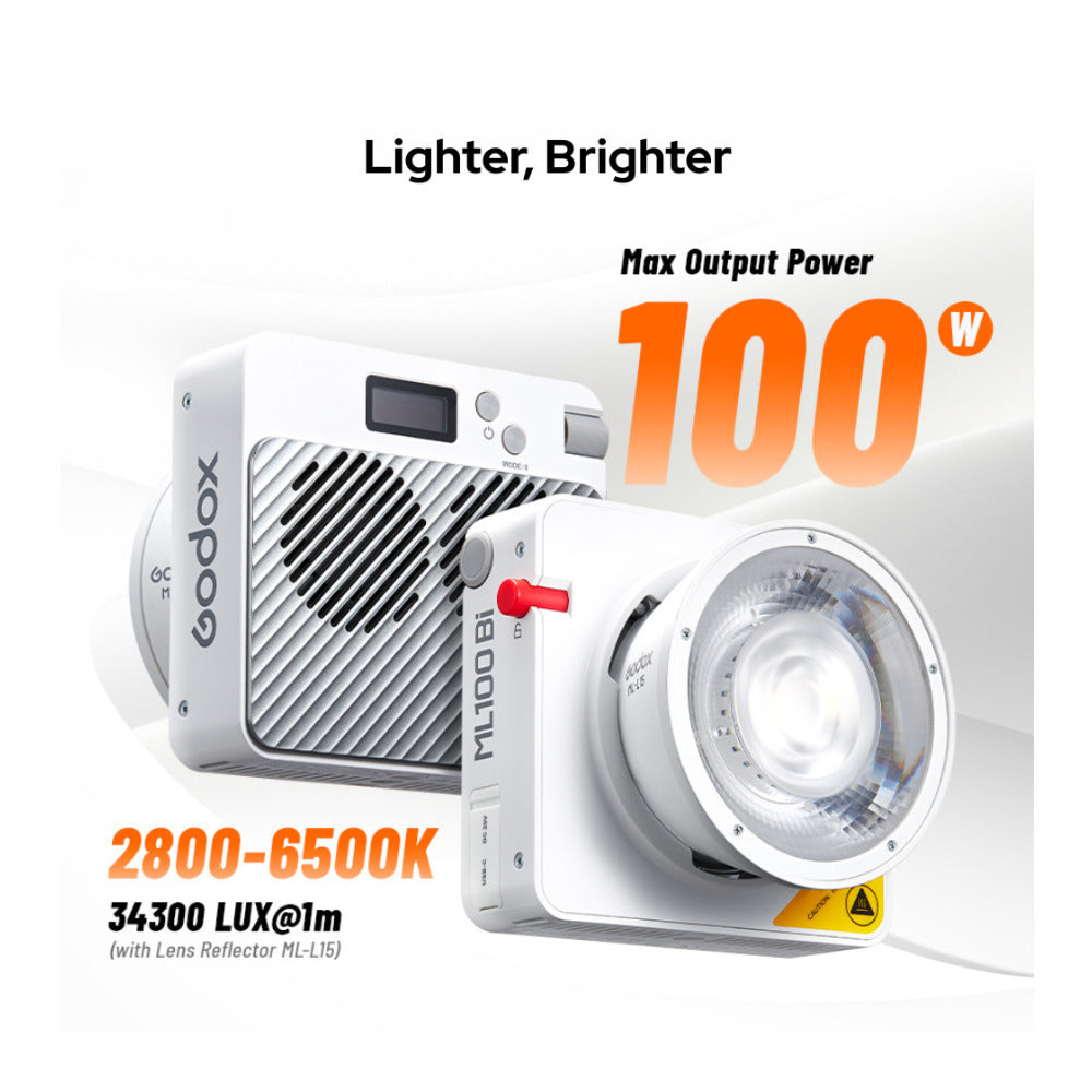 Godox ML100Bi Bi-Color LED Video Light Kit 2 Bundle