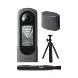 Ricoh Theta X 360-Degree Camera with Lens Cap TL-3 Bundle with Accessories