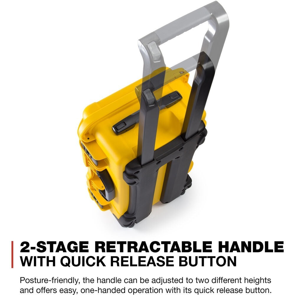 Nanuk 935 Waterproof Wheeled Hard Case with Padded Dividers (Yellow)