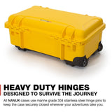 Nanuk 935 Waterproof Wheeled Hard Case with Padded Dividers (Yellow)