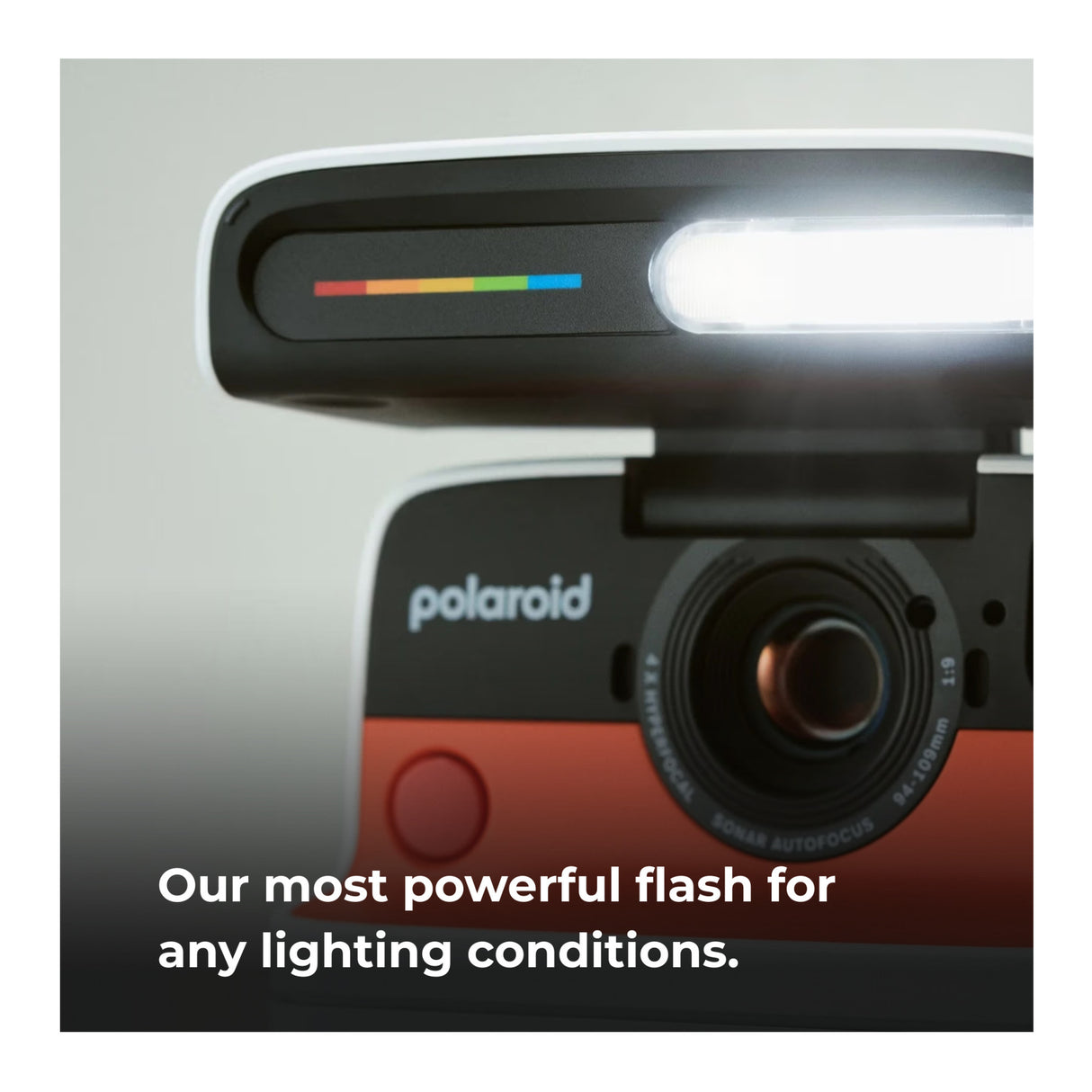 Polaroid Flip Instant Camera with Sonar Autofocus (White) and Accessories Bundle