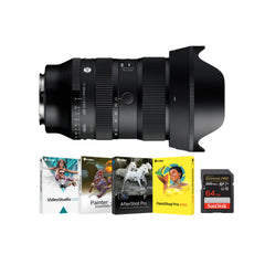 Sigma 17-40mm F1.8 DC Art Standard Zoom Lens for Sony E-Mount Bundle