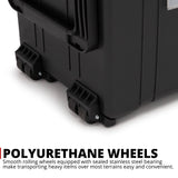 Koah Weatherproof 32 Inch Transport Roller Hard Case with Customizable Foam (Open Box)