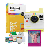 Polaroid Now Generation 3 Analog Instant Camera (Yellow) and Accessories Bundle