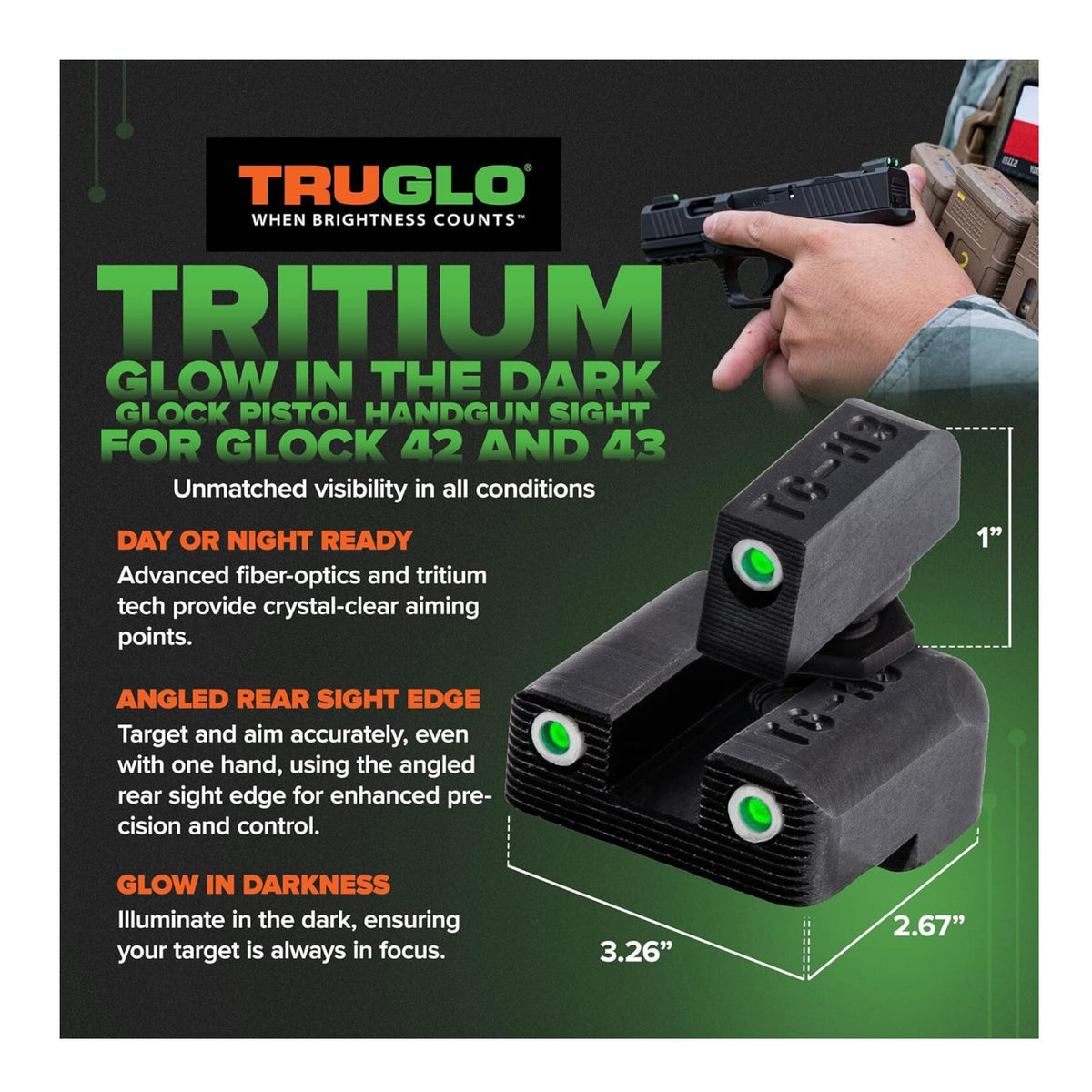 TruGlo Trit Glock 42/43 Set