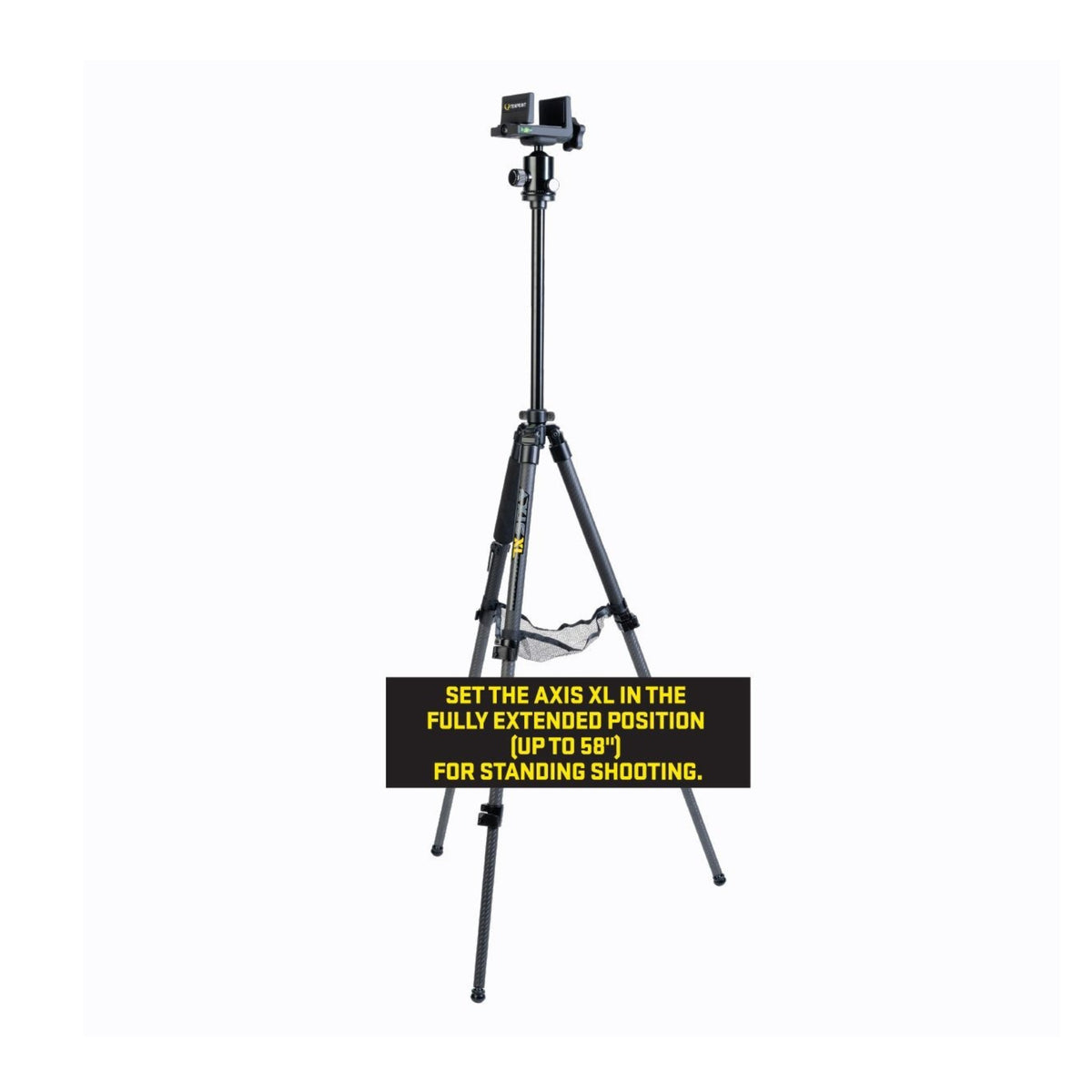 TenPoint Axis XL Carbon Fiber Hunting Tripod  Adjustable and Compact (Black)