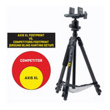 TenPoint Axis XL Carbon Fiber Hunting Tripod  Adjustable and Compact (Black)