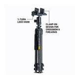 TenPoint Axis XL Carbon Fiber Hunting Tripod  Adjustable and Compact (Black)