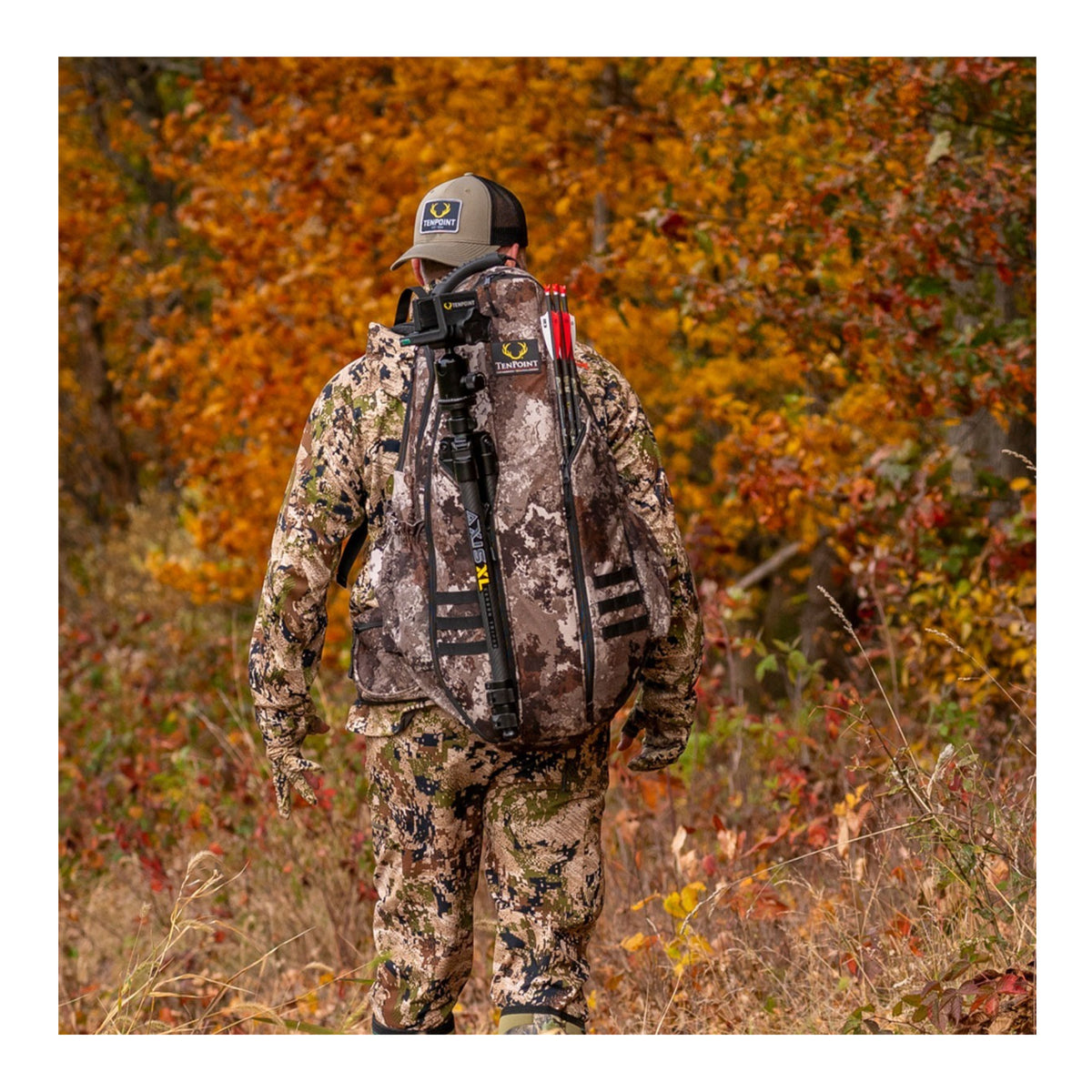 TenPoint Axis XL Carbon Fiber Hunting Tripod  Adjustable and Compact (Black)