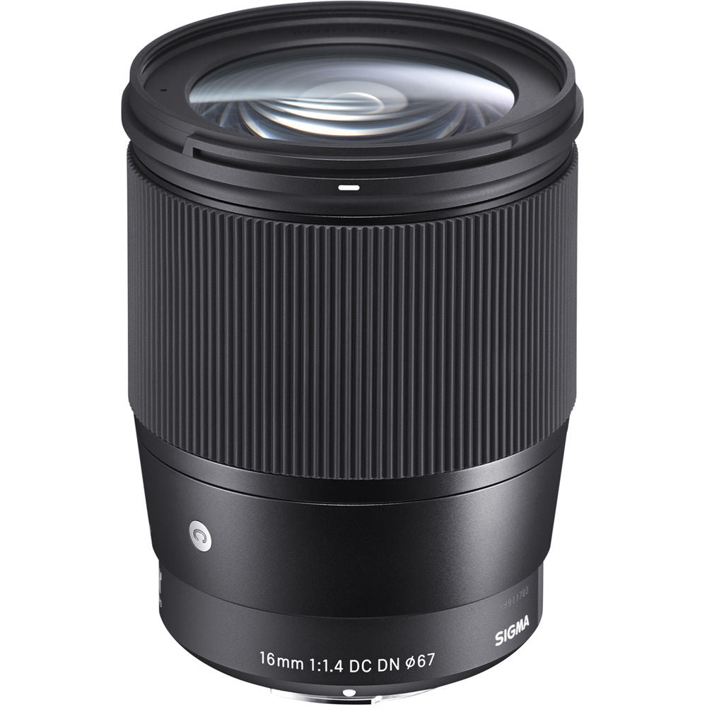 Sigma 16mm f/1.4 Contemporary DC DN Prime Lens (Sony E) Bundle