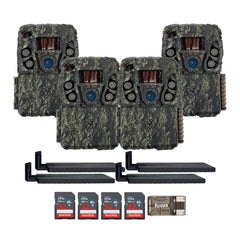 Browning Trail Cameras - Defender Wireless Vision Pro HD AI 46MP Bundle (4-Pack)