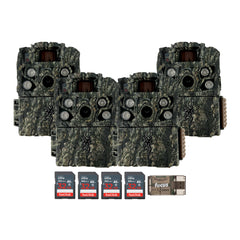 Browning Trail Camera - Strike Force FHDR 40MP (4-Pack) with Accessories Bundle