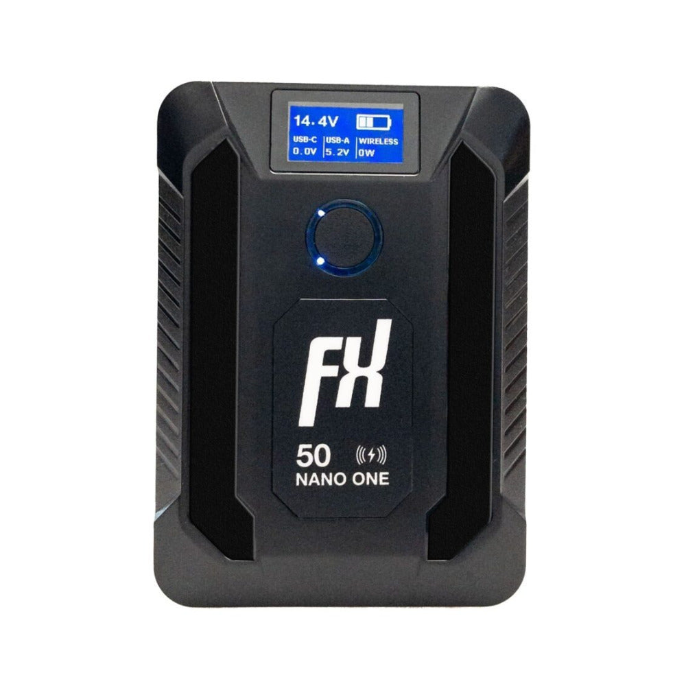 FXLION Nano ONE 50Wh V Mount Battery with D-TAP,USB-C,USB-A,Micro-USB Ports
