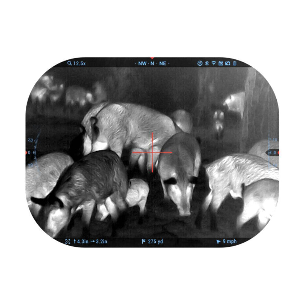 ATN Thor 5 LRF 5-40x 640x480 Smart HD Thermal Rifle Scope with 30mm Scope Mount