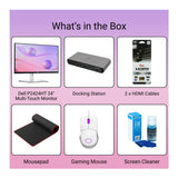 Dell P2424HT 24-Inch Multi-Touch FHD 16:9 IPS Display Monitor Bundle