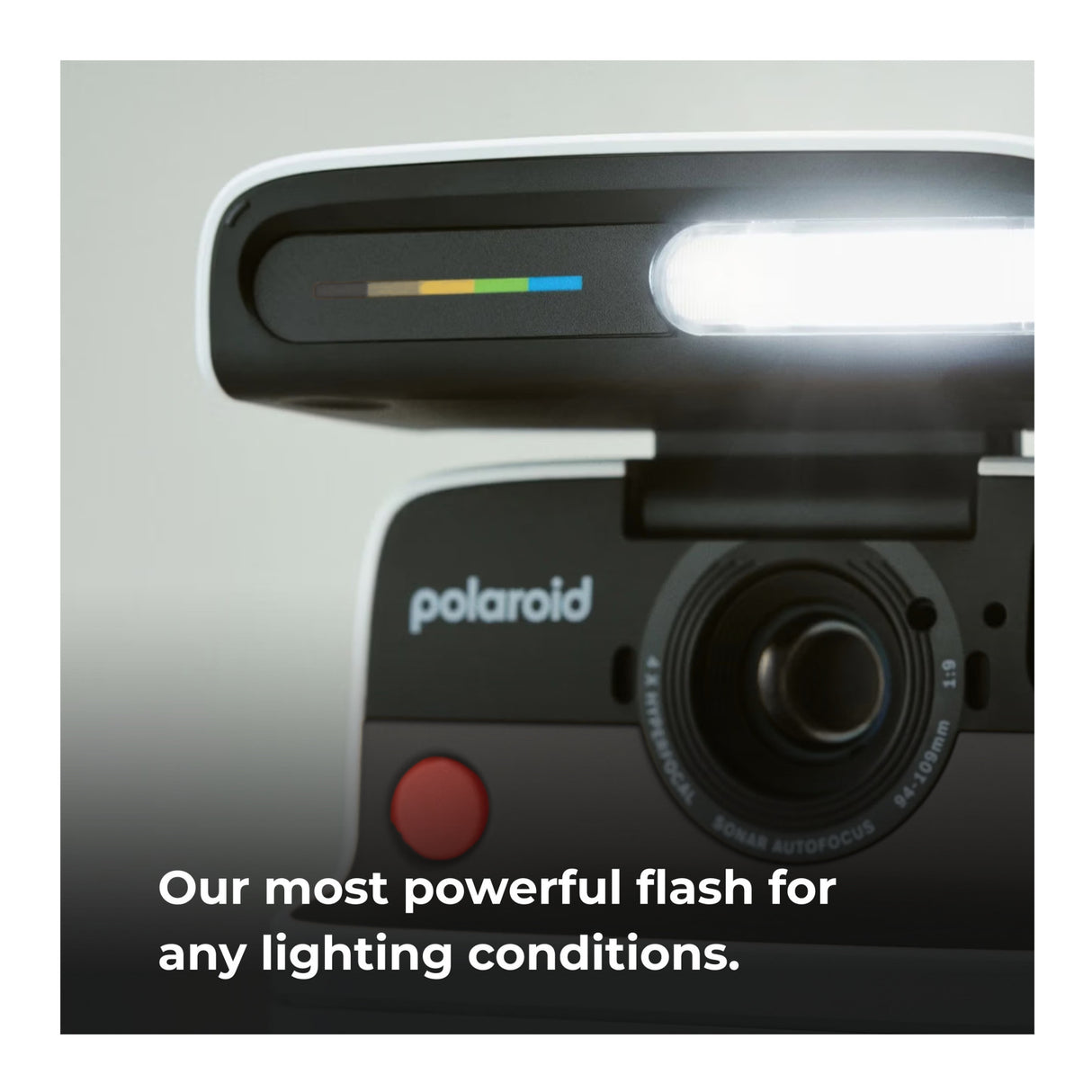 Polaroid Flip Instant Camera with Sonar Autofocus with Accessories Kit (Black)