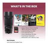 Sigma 105mm f/2.8 Art DG DN Macro Lens (L-Mount) Bundle with Accessories