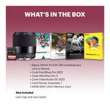 Sigma 30mm f/1.4 DC DN Contemporary Lens (L-Mount) Bundle