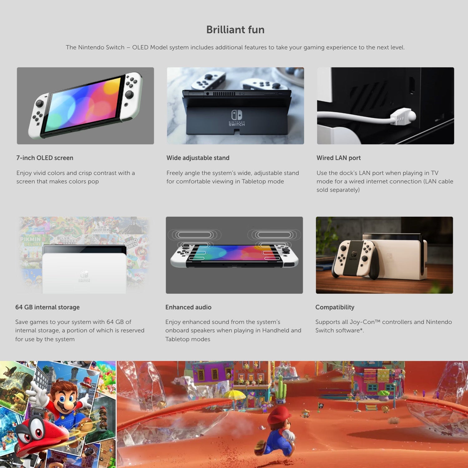 Nintendo Switch | OLED Model | Mario Kart 8 Deluxe Bundle – Focus