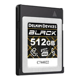Delkin Devices 512GB BLACK CFexpress Type B 4.0 Memory Card