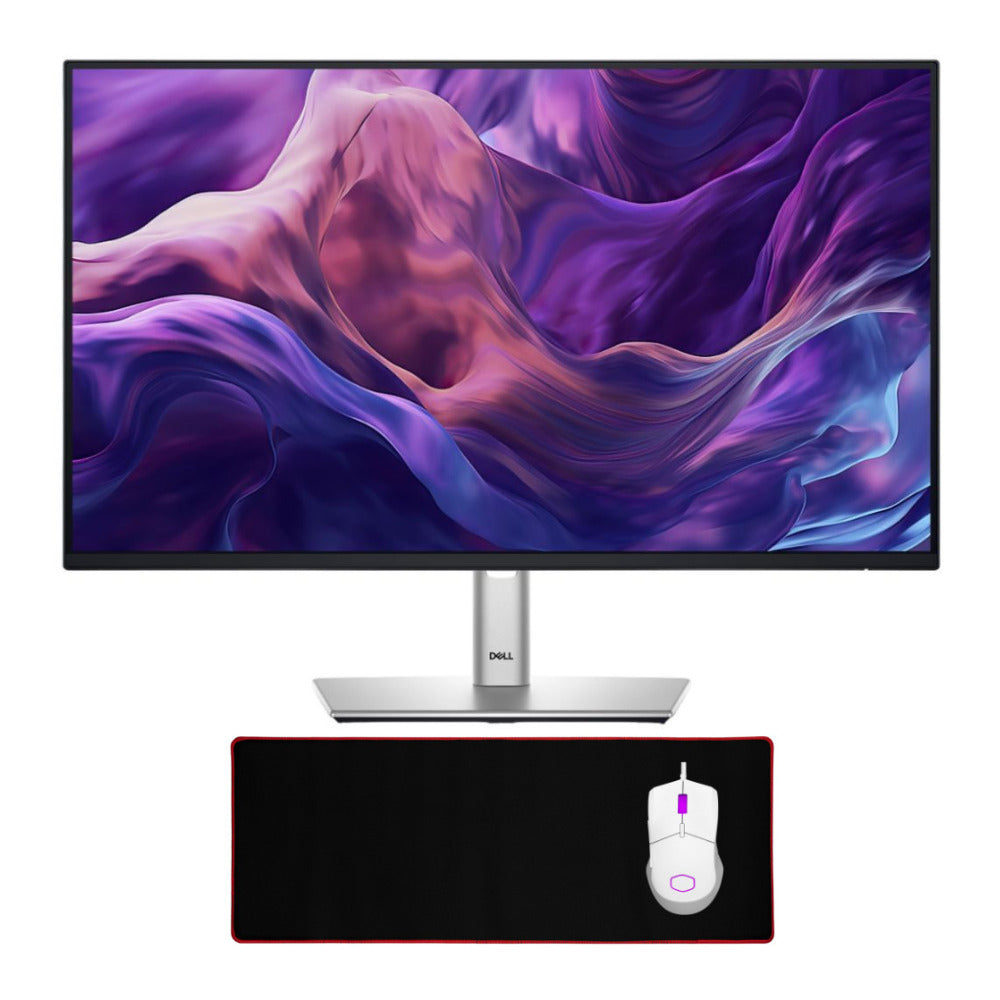 Dell P2425H 24-in. FHD LED Monitor 16:9 with Gaming Mouse and Extended Mouse Pad