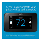 Emerson Sensi Touch 2 Smart Thermostat (Black Beveled Edge)