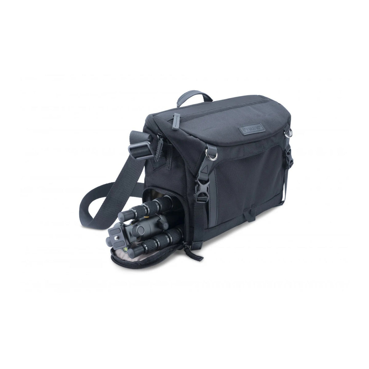 VANGUARD VEO GO34M BK Shoulder Bag for Cameras, Weather-Resistant with Padded Protection (Black)
