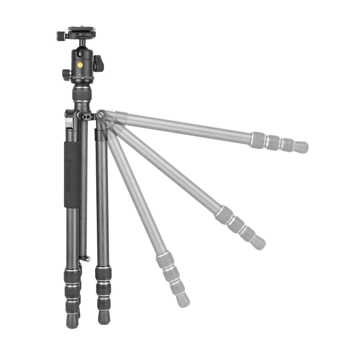 Vanguard Vesta GO 264CB Carbon Fiber Travel Tripod with VEO BH-60 Ball Head