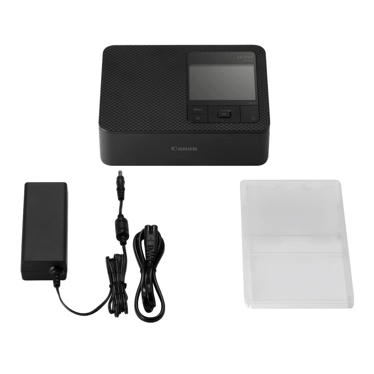 Canon Selphy CP1500 Wireless Compact Photo Printer (Black) Bundle