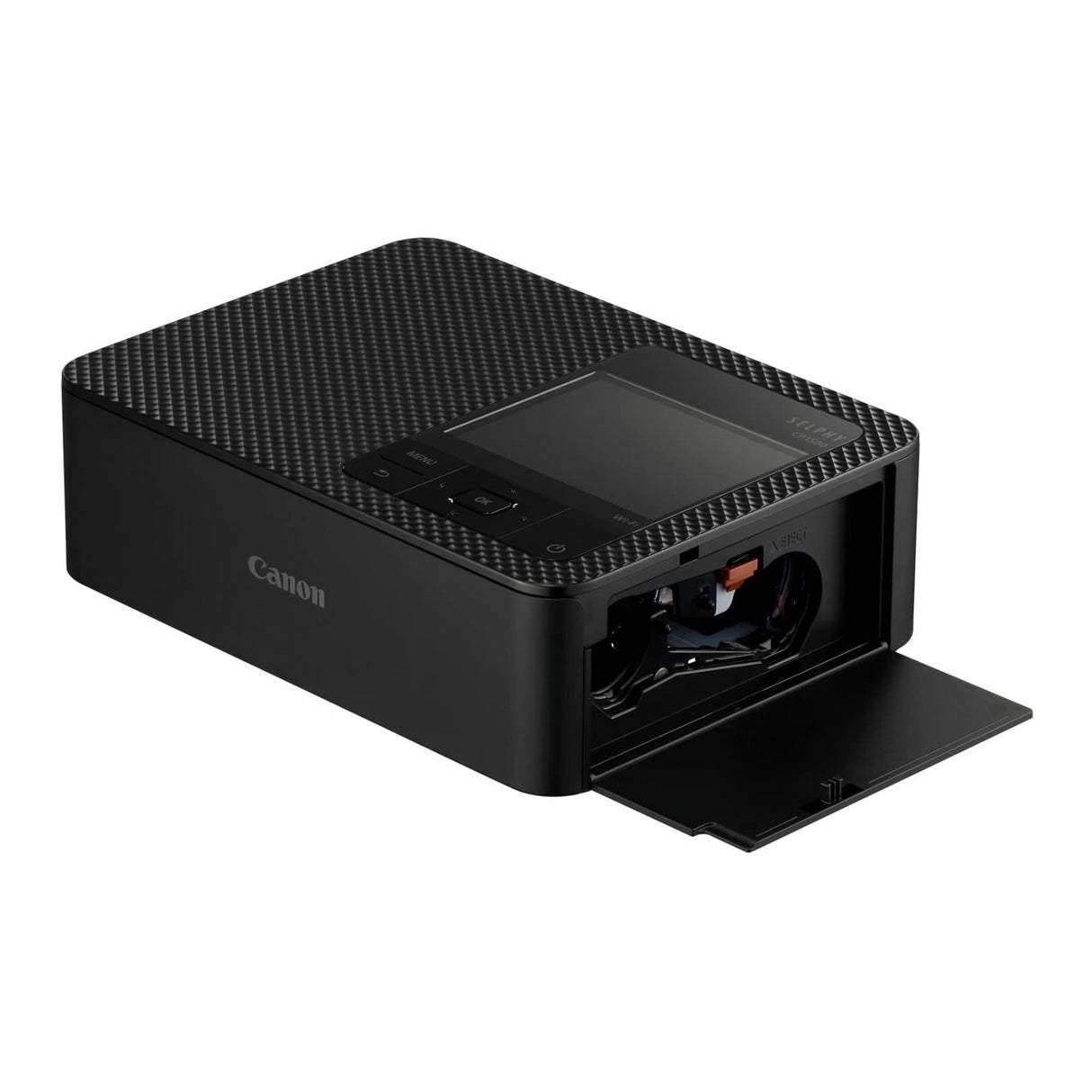 Canon Selphy CP1500 Wireless Photo Printer (Black) with Card Reader Bundle