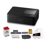 Canon Selphy CP1500 Wireless Photo Printer (Black) with Accessories Bundle