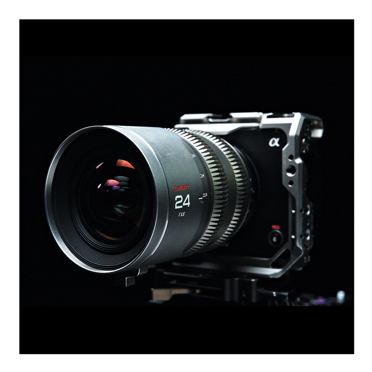 CHIOPT AURA 24mm T1.5 Cinema Lens (Canon RF) Full-Frame Wide-Angle Prime with Superfast Aperture