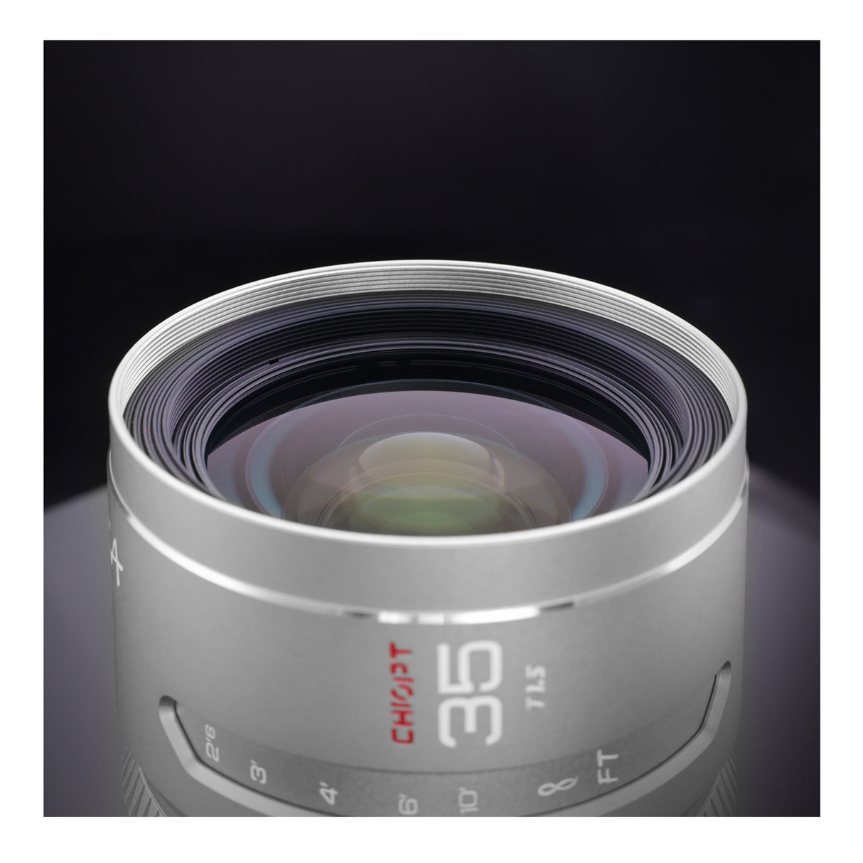 CHIOPT AURA 35mm T1.5 Cinema Lens (Sony E) Full-Frame with Superfast Aperture and Low Distortion