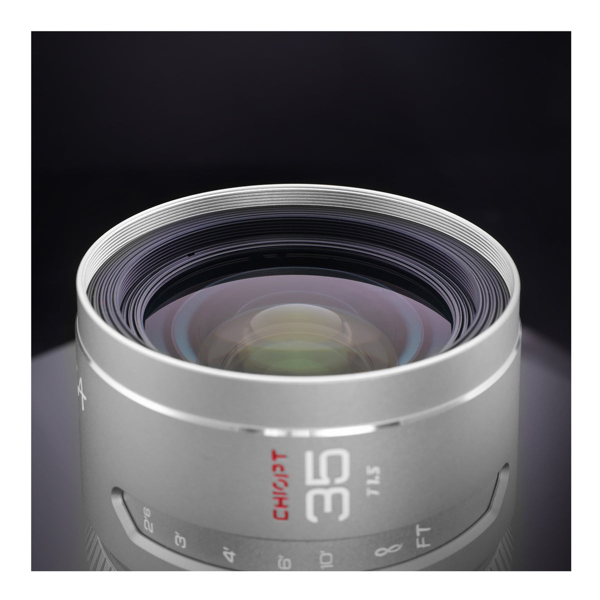 CHIOPT AURA 35mm T1.5 Cinema Lens (Canon RF) Full-Frame with Superfast Aperture and Low Distortion