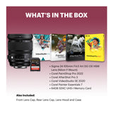 Sigma 24-105mm F4.0 Art DG OS HSM Lens (Nikon F-Mount) with Software and 64GB Memory Card