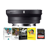 Sigma MC-11 Lens Mount Converter (Sigma SA/EOS to Sony E-Mount) with Software and 64GB Memory Card