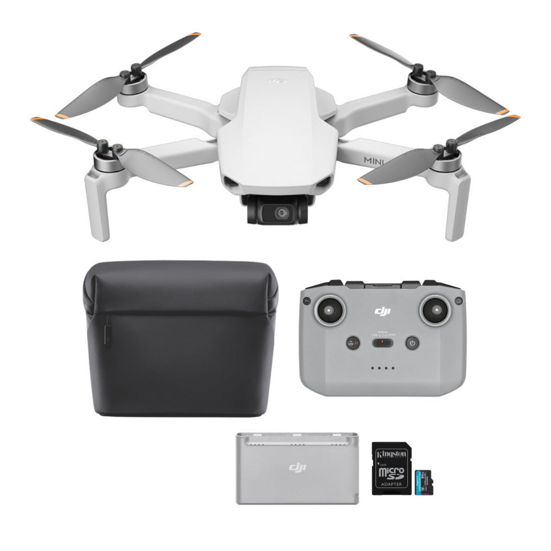 DJI Mini 4K Fly More Camera Drone Combo Bundle with 64GB MicroSDXC