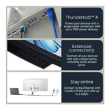 Dell UltraSharp U3425WE 34-In. UW-QHD 21:9 Curved LED Monitor 120Hz Thunderbolt 4 Hub (Black/Silver)