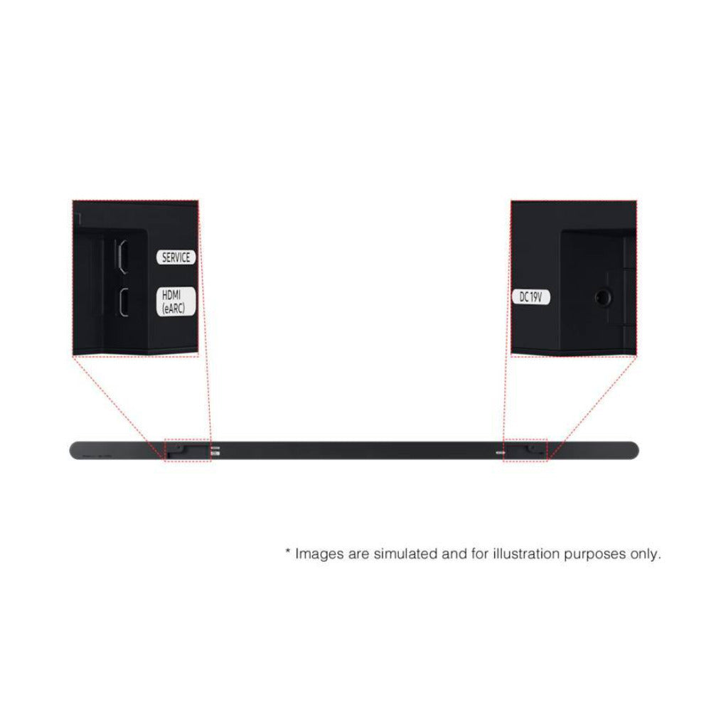 Samsung S800D Ultra Slim 3.1.2ch Wireless Dolby Atmos Soundbar (Titan Black)