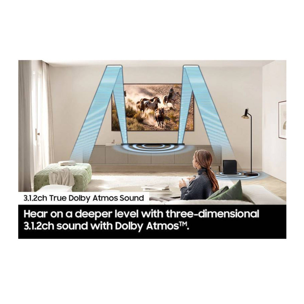 Samsung S800D Ultra Slim 3.1.2ch Wireless Dolby Atmos Soundbar (Titan Black)
