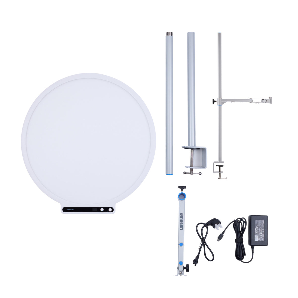 Amaran Verge Max Kit with Multi-Control Options Flicker-Free (White, US) Bundle
