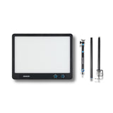 Amaran Verge Edge-Lit Flicker-Free LED Panel Light  (Charcoal, US) Bundle