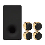 Sony SASW3 200W Wireless Subwoofer with Knox Gear Subwoofer Isolation Feet (4-pack, Black/Gold)