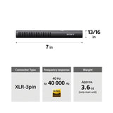 Sony ECM-778 Shotgun Microphone with Compact Design Introduced (Black)