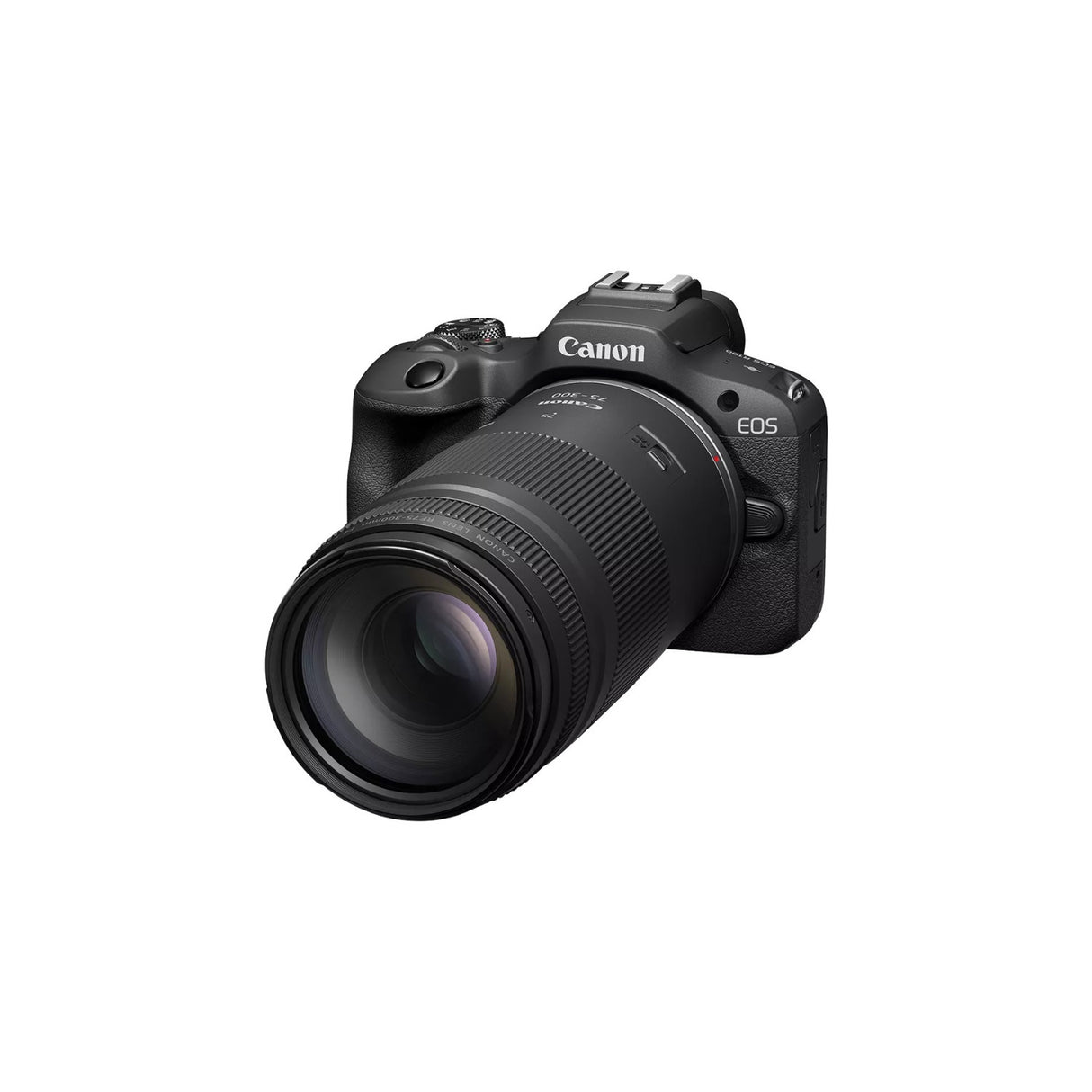 Canon RF 75-300mm f/4-5.6 Compact Telephoto Zoom Lens for RF Mount - APS-C Compatible (Black)