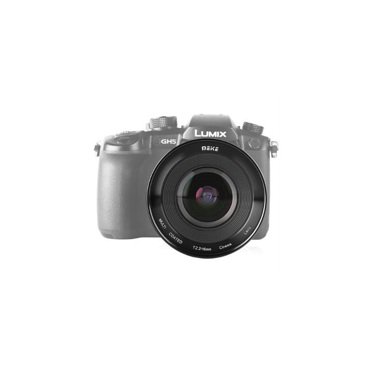 Meike 16mm T2.2 Manual Focus Wide Angle Cinema Lens (MFT Mount)
