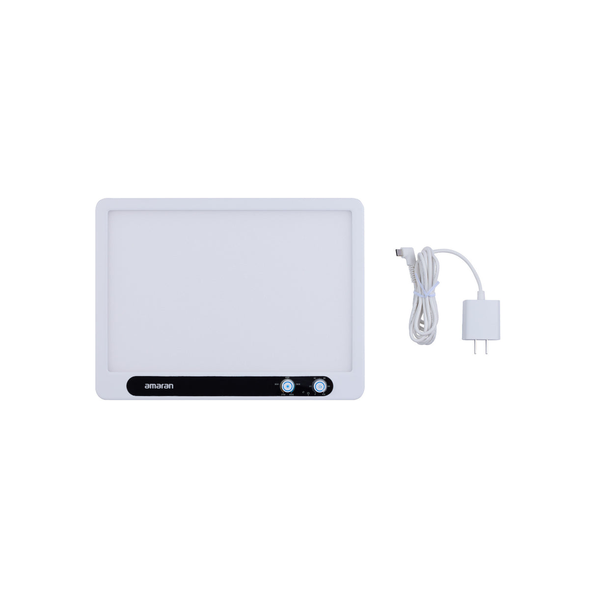 Amaran Verge Edge-Lit LED Panel Light (White, US) with Desk Stand Bundle