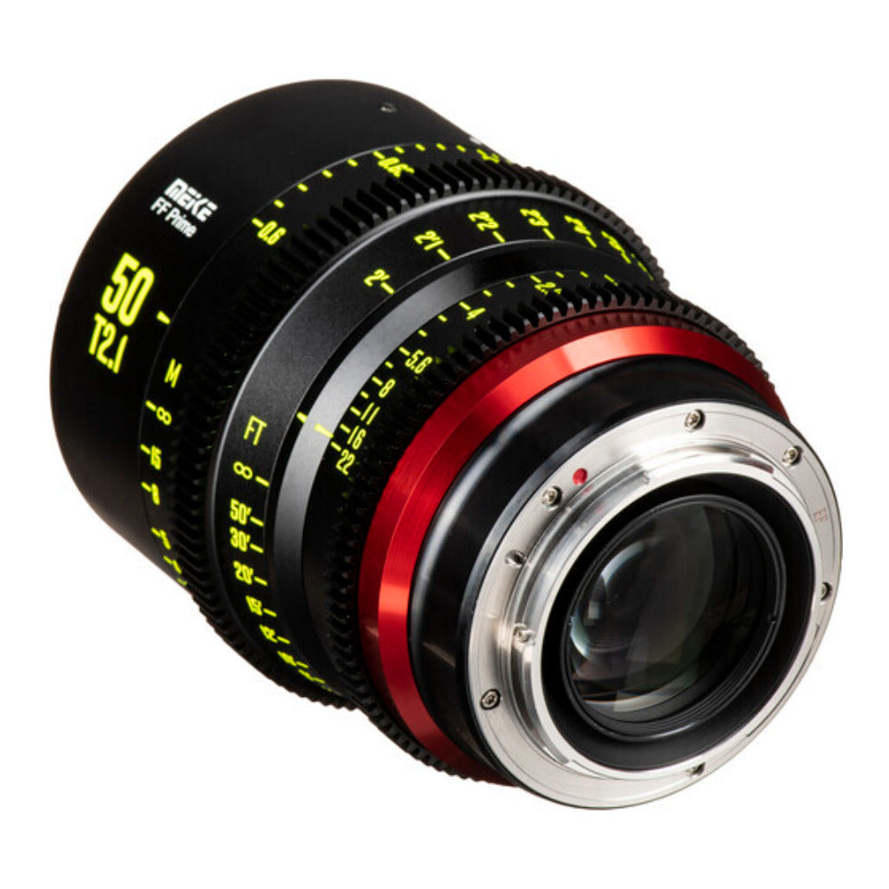 Meike 50mm T2.1 Full-Frame Cine Lens EF Mount (Fee/Meters Marking)